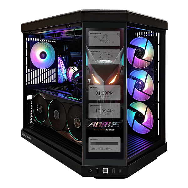 PC Gaming  iBUYPOWER Legend Aorus Champion  Ryzen 9 9950X3D  64GB RAM DDR5  3TB SSD  16TB HDD  GeForce RTX 5090 GDDR7  WiFi 7 BT 54  Windows 11 Pro  Y70TI LCD  Ordenador eSports Profesional