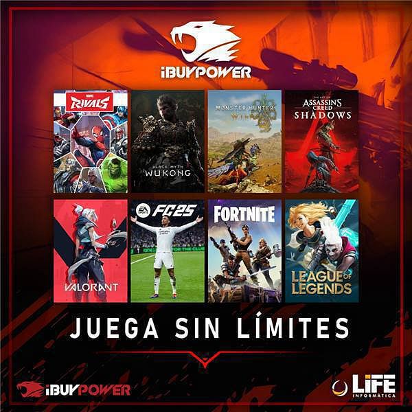 PC Gaming  iBUYPOWER Anniversary 30  Intel Core i5 13400F  32GB RAM  1TB SSD Gen4  GeForce RTX 5060 Ti 16GB DLSS4  Ordenador eSports Profesional