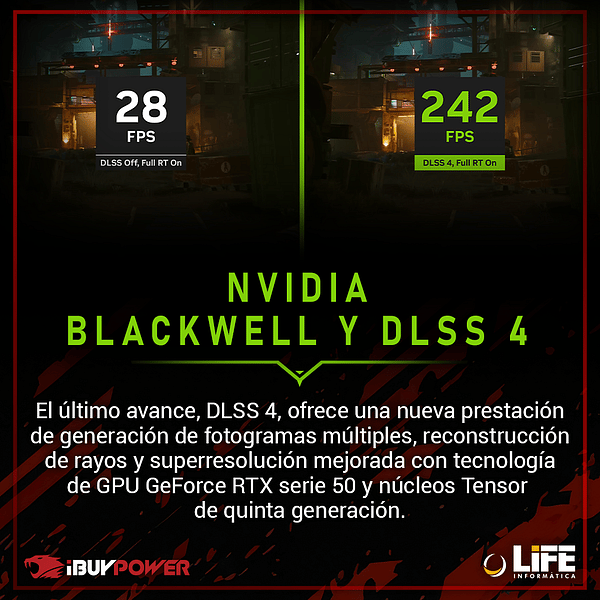 PC Gaming  iBUYPOWER Anniversary 34  AMD Ryzen 7 9800X3D  32GB DDR5 6000MHz  1TB SSD 7400MBS  WiFi  GeForce RTX5080 16GB DLSS4  Ordenador Powered by Asus