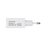 Aisens A1100404 USB 10W Blanco  Cargador USB