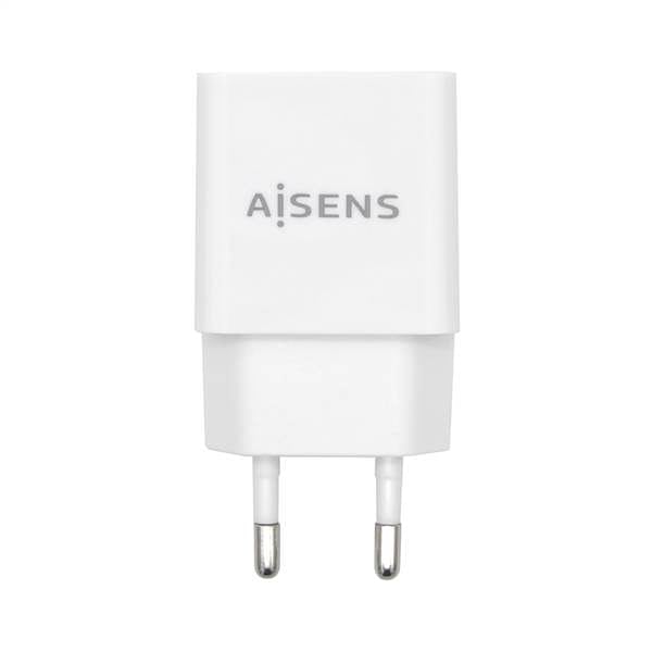Aisens A1100526 USBA 10W Blanco  Cargador USB