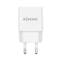 Aisens A1100526 USBA 10W Blanco  Cargador USB
