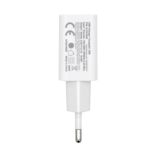 Aisens A1100526 USBA 10W Blanco  Cargador USB