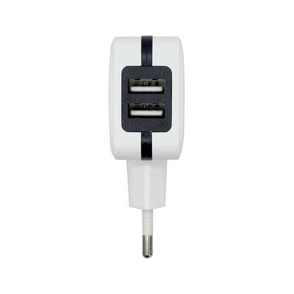 Aisens A1100439 17W 2xUSB Blanco  Cargador USB