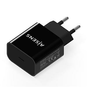 Aisens  Cargador USBC 20W PD30 1xUSBC Negro
