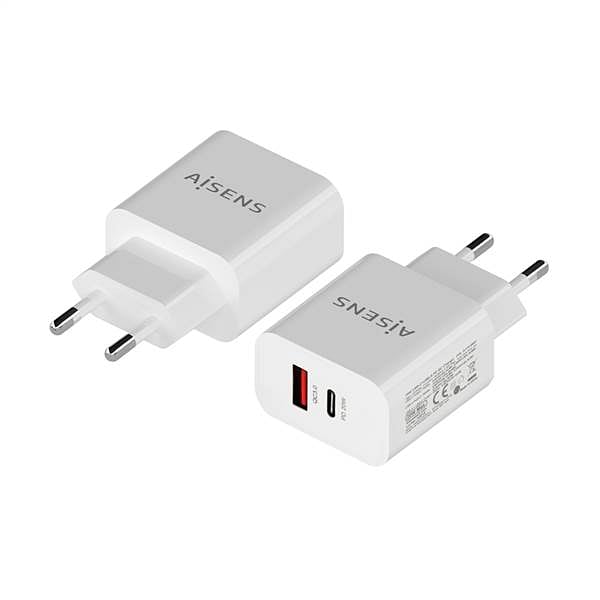 Aisens A1100681 20W USBC USBA Blanco  Cargador USB