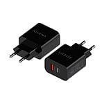 Aisens A110-0682 20W USB-C USB-A Negro - Cargador USB