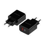 Aisens A1100682 20W USBC USBA Negro  Cargador USB
