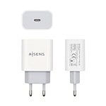 Aisens A1100537 20W USBC Blanco  Cargador USB