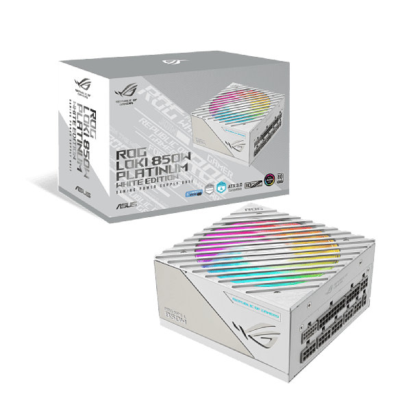 Asus ROG Loki SFXL 850W Platinum  Fuente de alimentación 850W 80 Plus Platinum PCIe Gen 50 color Blanco