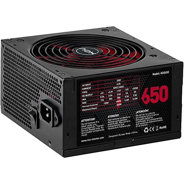 NOX Fuente Alimentación NX 650W ATX
