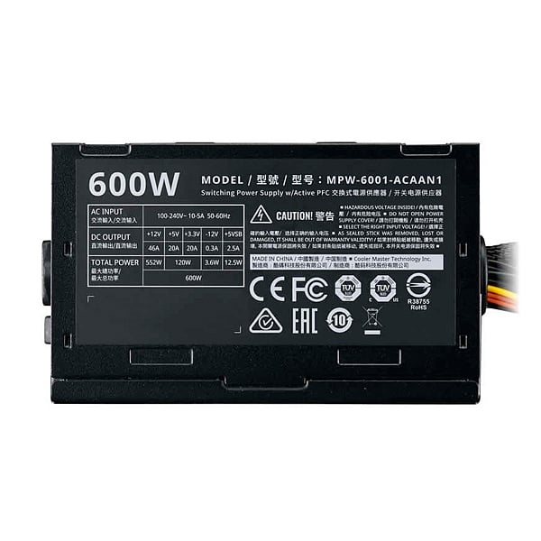 Cooler Master Elite V3 600W  FA