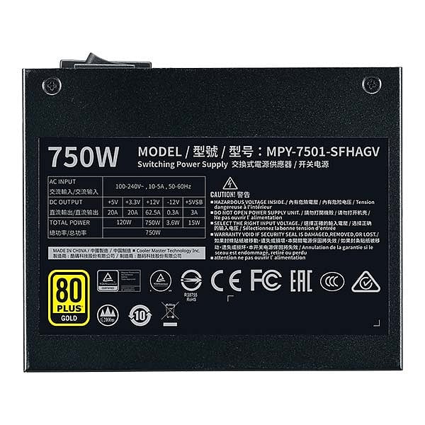 Cooler Master V750 750W SFX 80Gold  FA