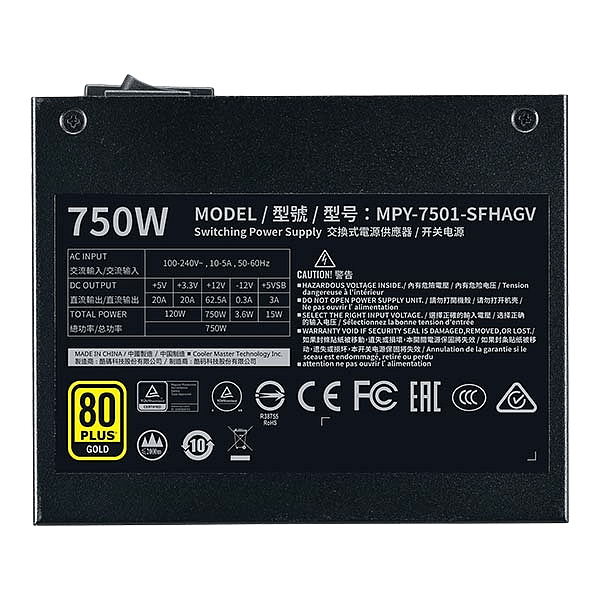 Cooler Master V750 750W SFX 80Gold  FA