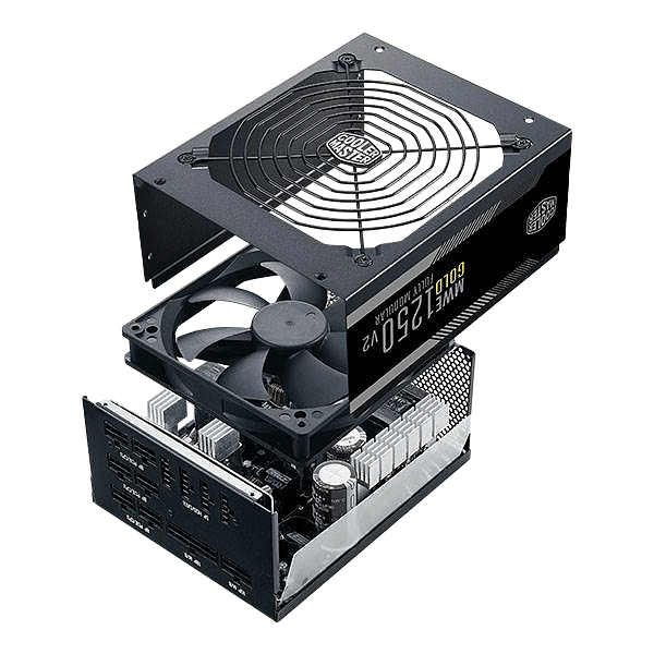 Cooler Master MWE Gold 1250 V2  Fuente Full Modular 1250W 80 Plus Gold PSU