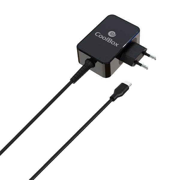 CoolBox alimentador universal 65w con USBC  14 puntas para ordenador portátil