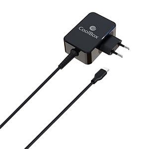CoolBox alimentador universal 65w con USBC  14 puntas para ordenador portátil
