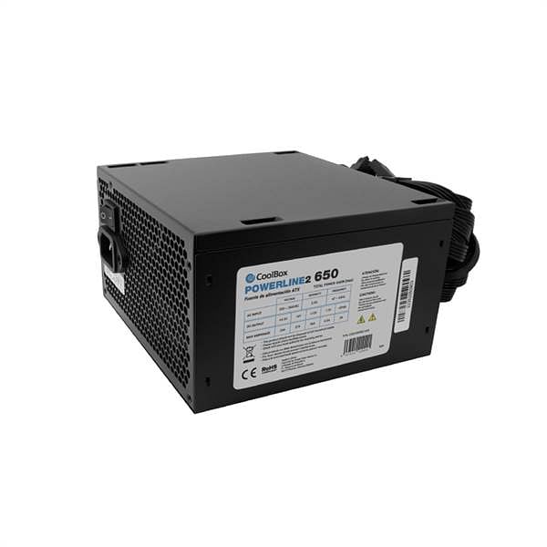 Coolbox Fuente Alimentacion 650W PowerLine2 eficiencia 85