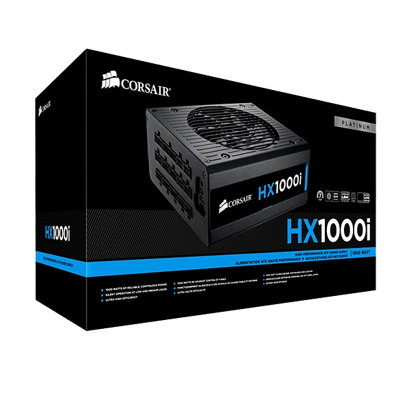 Corsair HX1000i  80 Platinum Full Modular 1000 W  Fuente