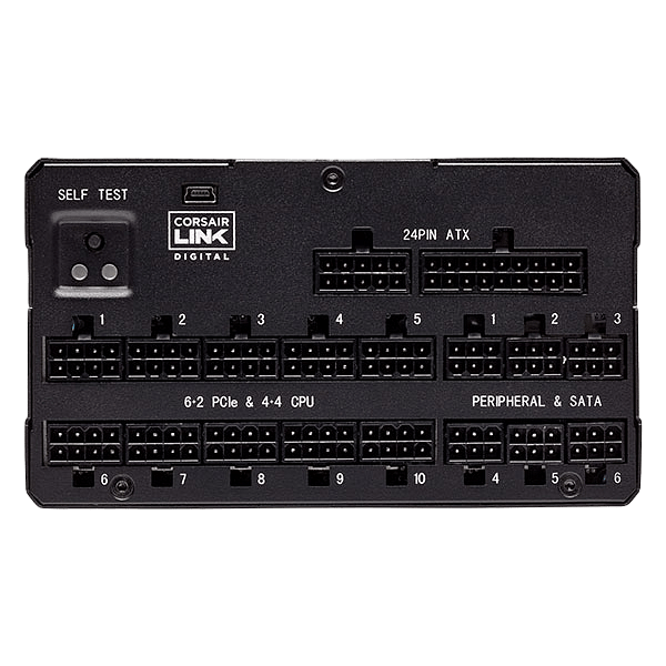 Corsair AX1600i Digital 80 Titanium Full modular 1600 vatios  Fuente de Alimentación