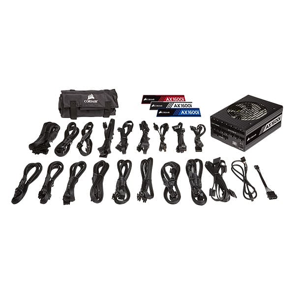 Corsair AX1600i Digital 80 Titanium Full modular 1600 vatios  Fuente de Alimentación