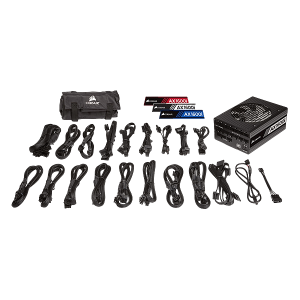 Corsair AX1600i Digital 80 Titanium Full modular 1600 vatios  Fuente de Alimentación
