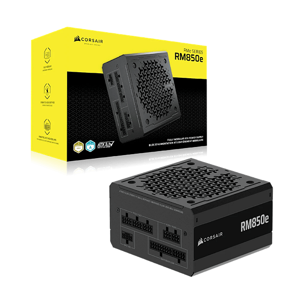 Corsair RM850E 850W Cybenetics Gold Full Modular ATX 31 PCIe 51  Fuente de alimentación