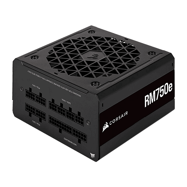 Corsair RM750E 750W Cybenetics Gold Full Modular ATX 31 PCIe 51  Fuente de alimentación