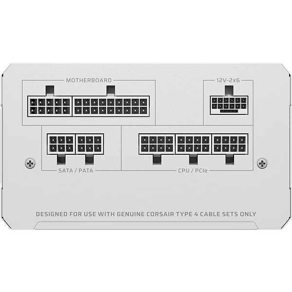 Corsair RM850E 850W Cybenetics Gold Full Modular ATX 31 PCIe 51  Fuente de alimentación Blanca