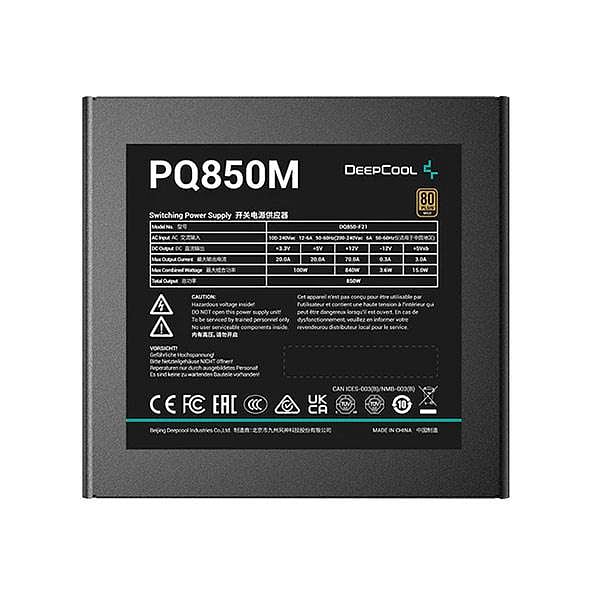 Deepcool PQ850M 850W 80Gold Full modular  FA