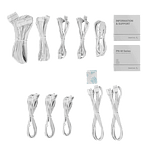Deepcool PN850M 850W 80 Plus Gold ATX 31 PCIe 51 Fuente de alimentación Blanca Deepcool PN850M 850W 80 Plus Gold ATX 31 PCIe 51 Fuente de alimentación Blanca