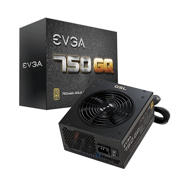 EVGA 750W GQ 80 Plus Gold  Fuente de Alimentación