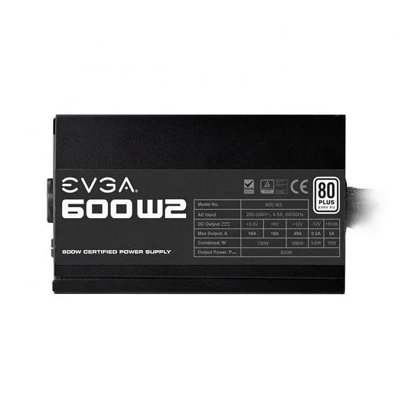 EVGA 600 W2 80 White  FA