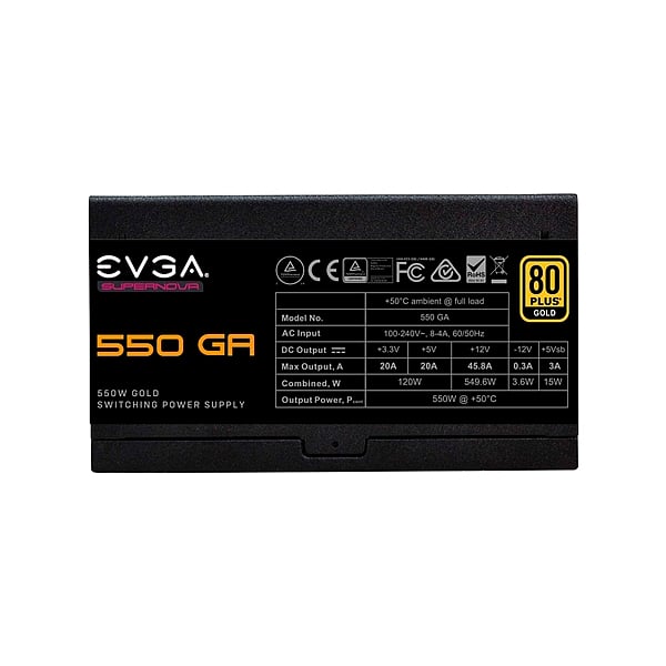 EVGA Supernova 550 GA 550W 80 Gold Full Modular  FA