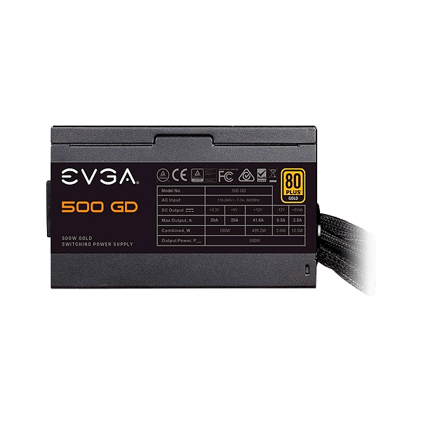EVGA 500 GD 500W 80 Gold  FA