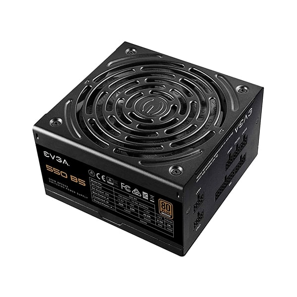 EVGA 550 B5 550W 80  Bronze Full Modular  FA