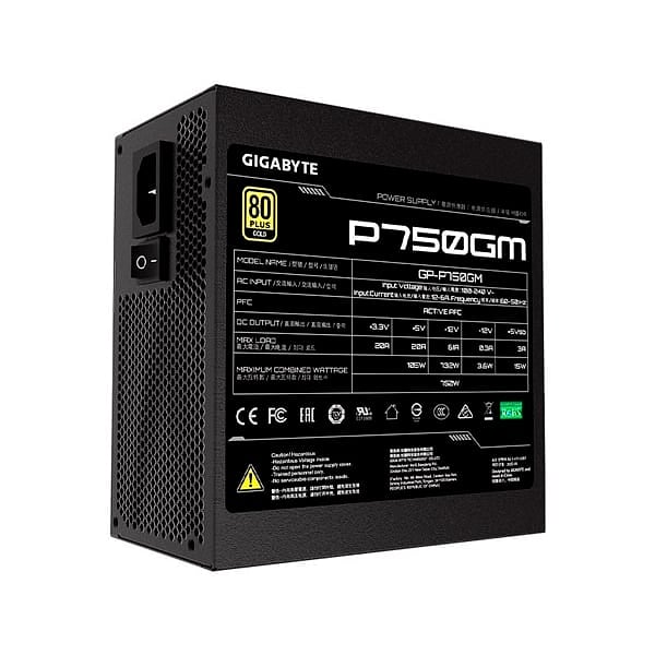 Gigabyte P750GM 750W 80 Plus Gold  Fuente