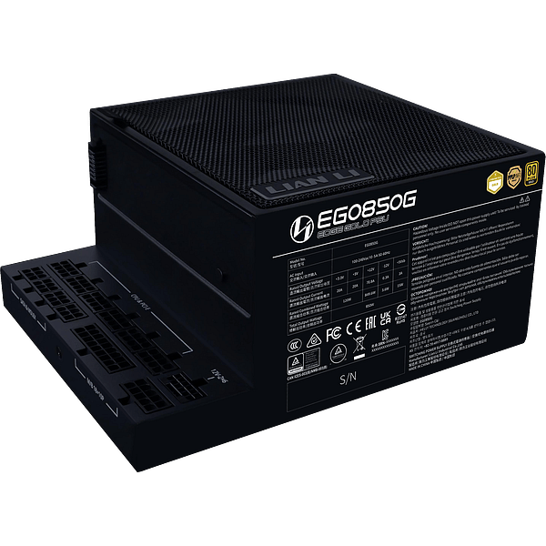 Lian Li Edge 850W 80 Plus Gold   Fuente de alimentación Full Modular ATX 31 PCIe 51 Cybenetics Gold