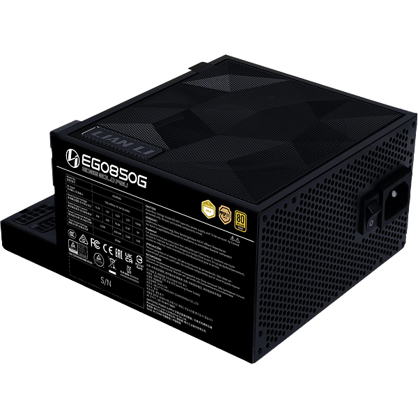 Lian Li Edge 850W 80 Plus Gold   Fuente de alimentación Full Modular ATX 31 PCIe 51 Cybenetics Gold