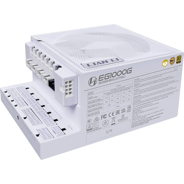 Lian Li Edge 1000W 80 Plus Gold  Fuente de alimentación Full Modular ATX con Hub USB y PWM Integrado