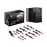 MSI MEG AI1300P 1300W 80 Platinum Full Modular PCIe 50  Fuente de Alimentación
