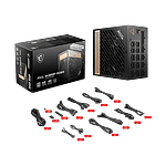MSI MEG AI1300P 1300W 80 Platinum Full Modular PCIe 50  Fuente de Alimentación
