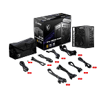 MSI MPG A850G 850W 80 Gold Full Modular PCIe 50 Fuente de Alimentación