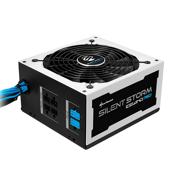 Sharkoon SilentStorm Icewind 750W 80Br negro blanco  FA