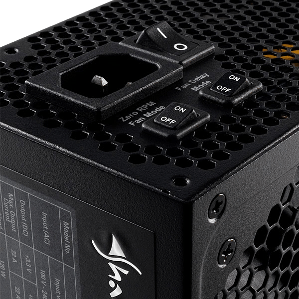 Sharkoon SilentStorm Cool Zero 650W 80 Gold modular  FA