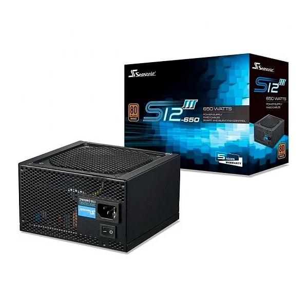 Seasonic S12III 650W 80 Bronze  FA