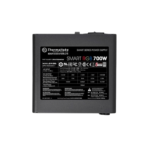 Thermaltake Smart 700W RGB 80 White  FA