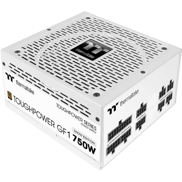 Thermaltake Toughpower GF1 80 Plus Gold 750W  Fuente de alimentación Full Modular Blanca