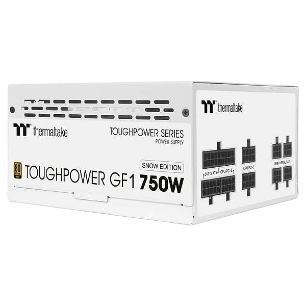 Thermaltake Toughpower GF1 80 Plus Gold 750W  Fuente de alimentación Full Modular Blanca