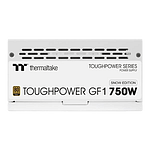 Thermaltake Toughpower GF1 80 Plus Gold 750W  Fuente de alimentación Full Modular Blanca